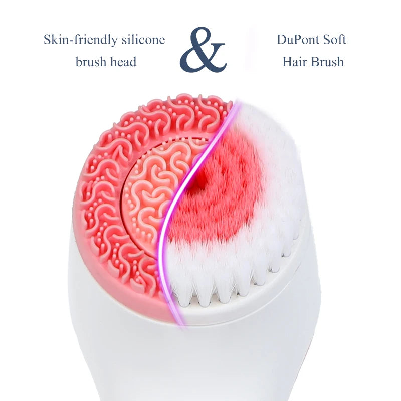 NEW Cleansing Brush Sonic Nu Face Rotating Cleansing Brush Galvanica Facial Spa System Can Deeply Clean and Remove Blackheads