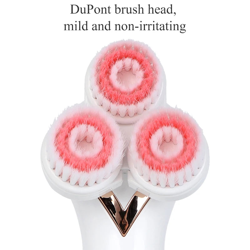 NEW Cleansing Brush Sonic Nu Face Rotating Cleansing Brush Galvanica Facial Spa System Can Deeply Clean and Remove Blackheads