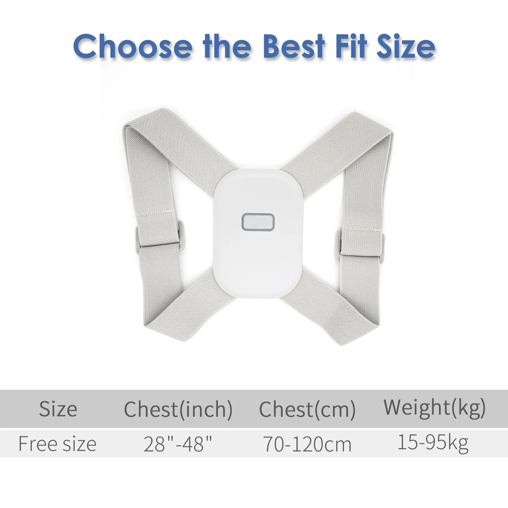 Intelligent Posture Corrector Electronic Reminder Back Support Adjustable Smart Brace Support Belt Shoulder Training Belt
