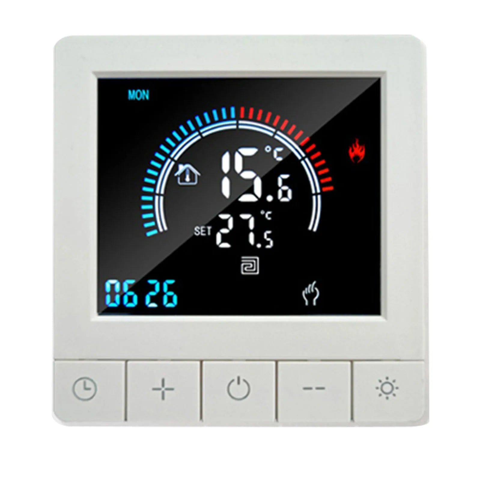 Intelligent Thermostat Wall Thermostat Programmable Digital Thermostat Floor Underfloor Temperature Controller LCD Color Screen