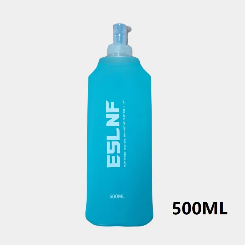 Running Bottle 500ml Soft Flask Silicone Water Bottle Gourde Running Soft Water Bottle YDSH02