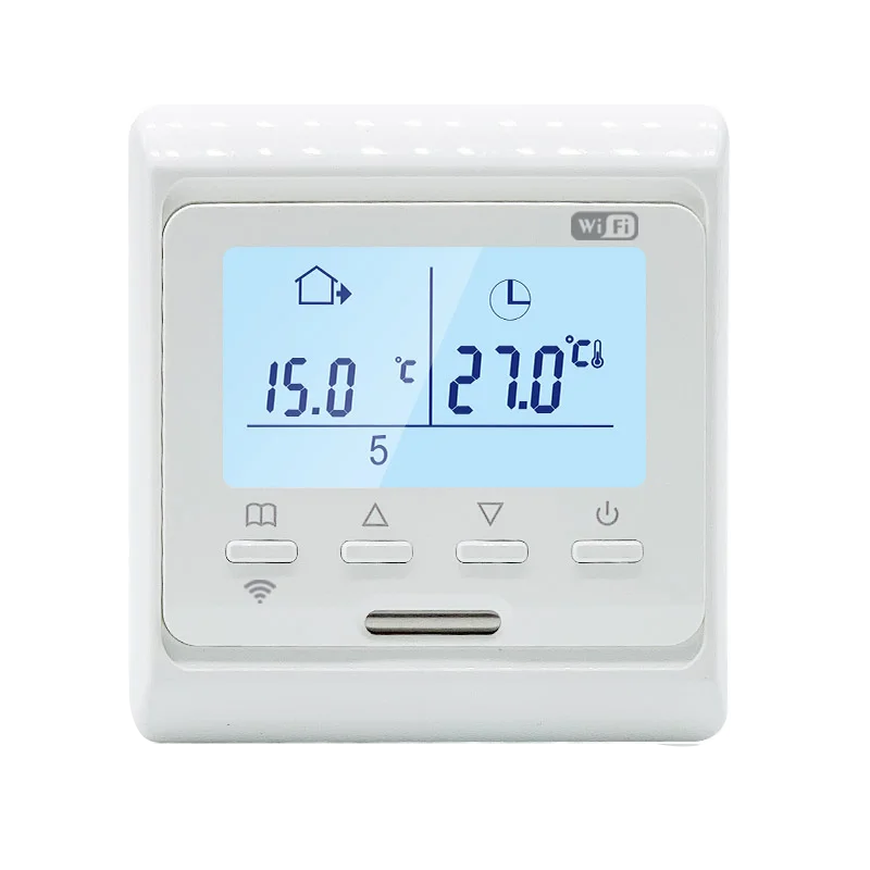 Intelligent Floor Heating Thermostat 100V-240V 3A 16A with WiFi Connectivity for Remote Temperature Control and Smart Scheduling