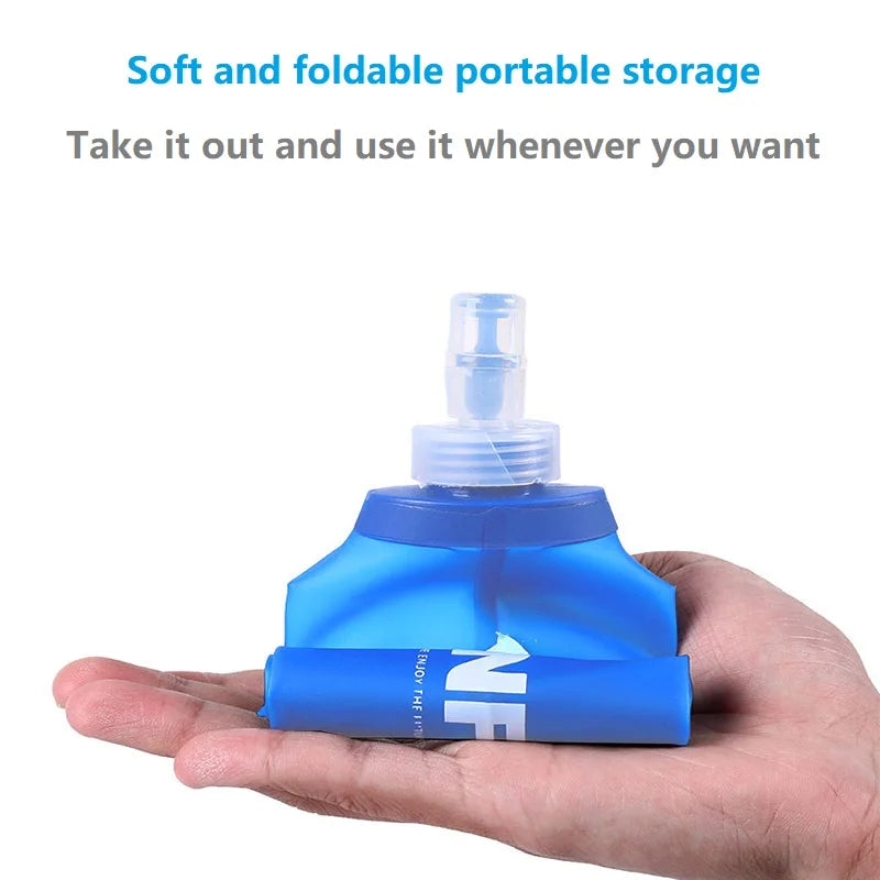 Running Bottle 500ml Soft Flask Silicone Water Bottle Gourde Running Soft Water Bottle YDSH02