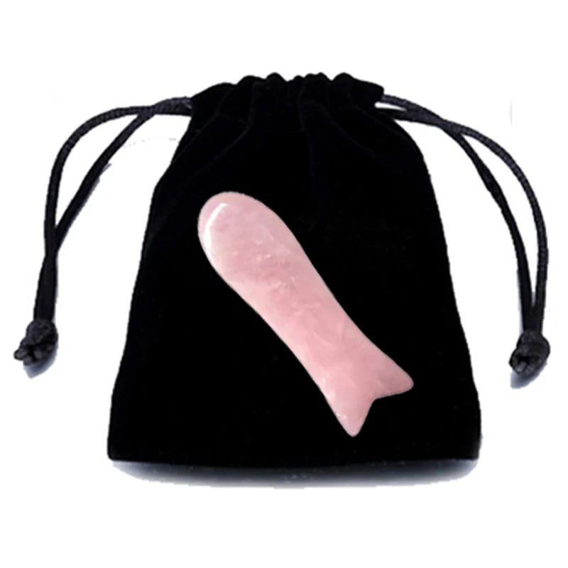 Rose Quartz Gua Sha Board Natural Jade Gouache Scraper Massager Facial Lifting SPA Acupuncture Skin Care Anti-Aging Beauty Tool