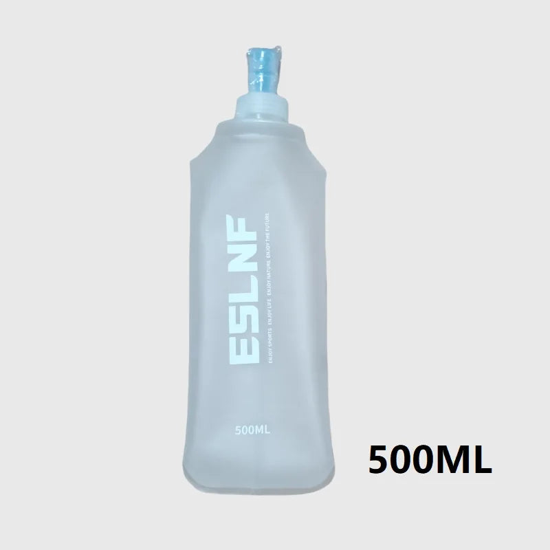 Running Bottle 500ml Soft Flask Silicone Water Bottle Gourde Running Soft Water Bottle YDSH02